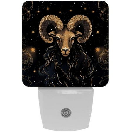 

Aries LED Square Night Lights- Modern and Energy Efficient Bedside Lamps for a Soothing Atmosphere - Set of 2