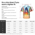 thumbnail image 6 of Lsque Hello Summer3 pattern Hawaiian Shirt for Men, Unisex Summer Beach Casual Short Sleeve Button Down Shirts-Large, 6 of 9