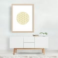 thumbnail image 3 of Flower of Life Gold on White - Photography Geometric Pattern Spiritual Line Art Abstract Minimalist Unframed Wall Art Print 5 x 7 inches, 3 of 4