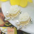 thumbnail image 1 of Guardurnaity 1 par de pendientes push-back con perlas de cristal a la moda para mujeres y niñas Ropa, zapatos y accesorios Miscelánea blanco, 1 of 6