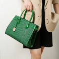 thumbnail image 3 of Pantent, bolsos de mensajero de cuero para mujer, bolsos de hombro tipo bandolera de cocodrilo para mujer, bolsos de mano de alta calidad 2024, 3 of 6