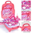 thumbnail image 4 of Aqestyerly Family Tool Box Toy Set Science Simulation Educational Suitcase Family Repair Kit Backpack Toy for Boys Girls Role Play Tools HWRETIE, 4 of 7