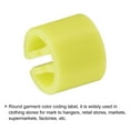 thumbnail image 4 of Uxcell Clothes Hanger Marker Blank Fit 3.5mm Rod for Garment Color Coding Yellow 300 Pack, 4 of 5