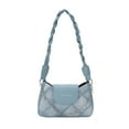 thumbnail image 1 of Minnieouse Bolso cuadrado pequeño, elegante e informal, con cómodas correas para los hombros, bolso de estilo occidental para mujer Envolturas para manijas de equipaje azul, 1 of 6