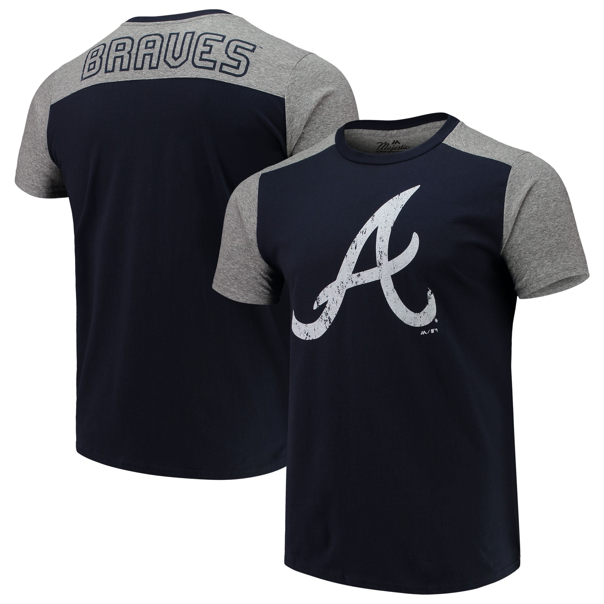 atlanta braves navy jersey