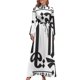 thumbnail image 1 of Tipografía persa de Teherán Caligrafía persa 01 Vestido largo Vestidos de noche elegantes para mujer 2024 Ropa de mujer, 1 of 4