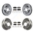 thumbnail image 1 of CMX Front Rear Disc Brake Rotors and Ceramic Pads Kit for Car 2010-2011 Kia Soul 2.0L K8C-101482, 1 of 11