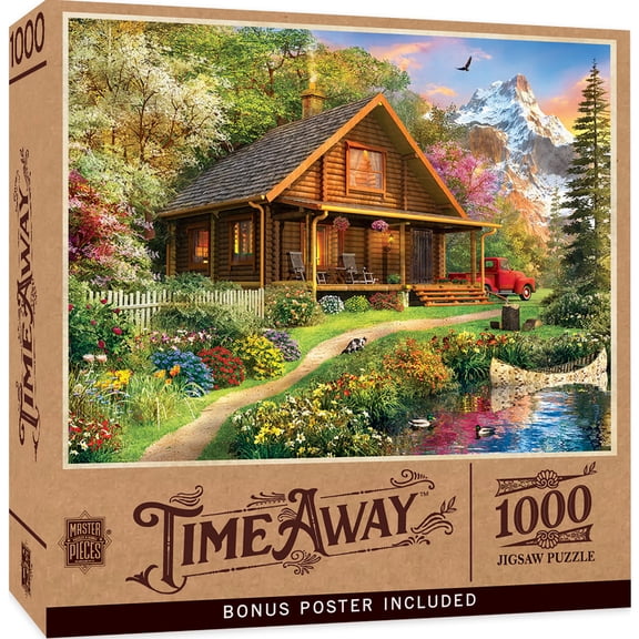 MasterPieces 1000 Piece Jigsaw Puzzle - Mountain Retreat - 19.25"x26.75"