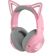Razer Kraken Kitty V2 BT - Headset - full size - Bluetooth - Wireless - Quartz