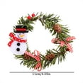 AaSFJEG Graduation Decor Wreath Xmas Rattan Door Wreaths Small Santa