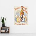 thumbnail image 2 of Girodroux Elixir Mont St Michel Dancing Advert Extra Large Art Print Wall Mural Poster Premium XL, 2 of 3