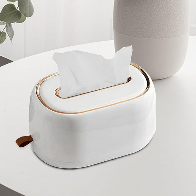 Caja dispensadora de pañuelos rectangular, estante colgante, cajas de almacenamiento de pañuelos, caja de servilletas de montaje en pared, para Blanco perfecl Sostenedor del tejido