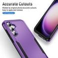 thumbnail image 2 of Decase for Samsung Galaxy A15 5G Military Grade Shockproof Case,Dual Layer Hybrid Protective Cover Support Wireless Charging Thin Magnetic Phone Shell for Samsung Galaxy A15 5G - Purple+Black, 2 of 6
