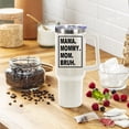 thumbnail image 2 of Gifts for Mom Mama Mommy Mom Bruh 40 oz Tumbler with Handle Coffee Mug Drinking Cup Mothers Day Birthday Christmas Gifts from Daughter Son, 2 of 6