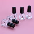 thumbnail image 5 of 15pcs Transparent Glass Bottle Nail Polish Bottle with Brush Black, 5 of 5