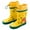 Yellow, variant on Ketyyh-chn99 Girls Rain Boots Rain Boots Kids Toddler Kids Rain Boots Boys Girls Light Up Waterproof Boot with Handles(Toddler/Little/Big Kids) Size for US 13.5,Yellow