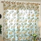 thumbnail image 4 of Panel de ventana de puerta de peonía cenefa superior con ojal-beige Top Beige Ojal Gloria cortina de voile, 4 of 9