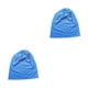 thumbnail image 1 of Sonducket Beanie Caps Exquisito estilo simple Adorno para la cabeza Sombreros elásticos Accesorio de ropa para decoración Amarillo fluorescente Lago azul 2piezas Sonducket CBP300778, 1 of 5