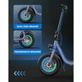 GYROOR C1 450W Electric Scooter with Seat for Adults, Max Speed 15.5Mph