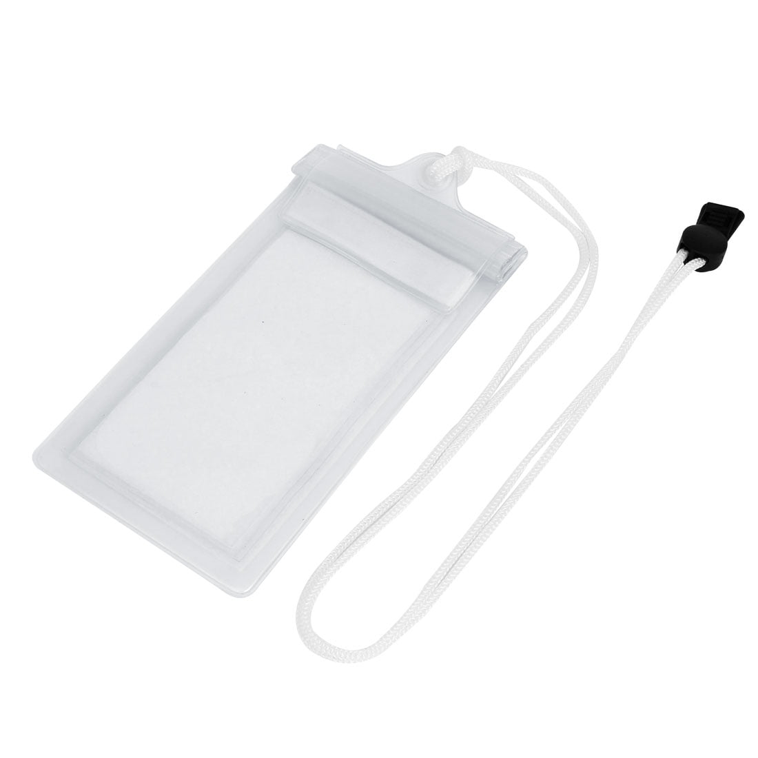 Waterproof Clear Pouch Bag Case for 4.5 Cell Phone w Neck Strap - www.semashow.com