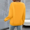 thumbnail image 3 of Basic Sweatshirts for Women 2025 Fall Winter Long Sleeve Crewneck Plain Athletic Sweatshirt Pullover Tops, 3 of 6