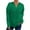 Green, variant on Women's Fashion Long Sleeve V-Neck Cable Knit Pullover, Collared Polyester Knit Sweater, Trendy Casual Top for Women – Walmart Popular Stylish Essential Red S