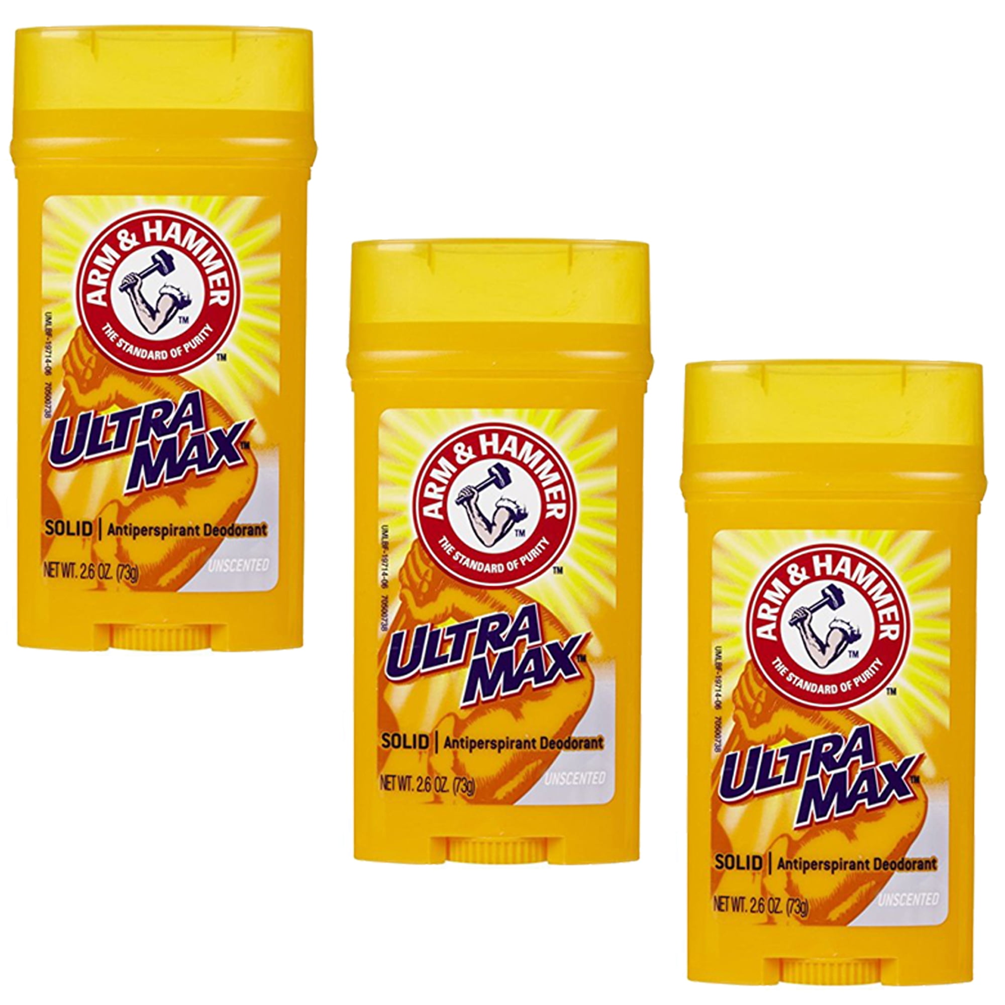 (3 Pack) Arm And Hammer Ultra Max Invisible Solid Antiperspirant