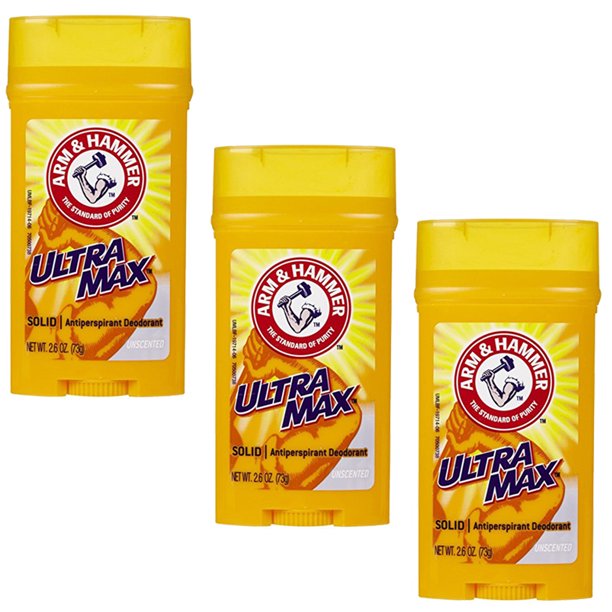 (3 Pack) Arm And Hammer Ultra Max Invisible Solid Antiperspirant