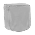 thumbnail image 3 of Funda protectora retráctil para carrete de manguera, portátil, de tela Oxford, para montar en pared, impermeable, para exteriores y césped. Gris, 3 of 8