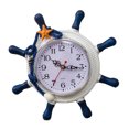 thumbnail image 1 of Coofit Wall Clock Rudder Shaped Hanging Wall Clock Wall Decoration for Living Room, 1 of 10