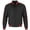 Black Red, variant on Men's Tony Stripe Trim Zip Up Bomber Jacket Black Blue L