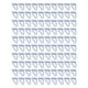 thumbnail image 1 of 100 clips de papel con forma de pie, resistentes al deslizamiento, no destiñen, aspecto lindo, portátiles para oficina, escuela, familia, azul, 1 of 14
