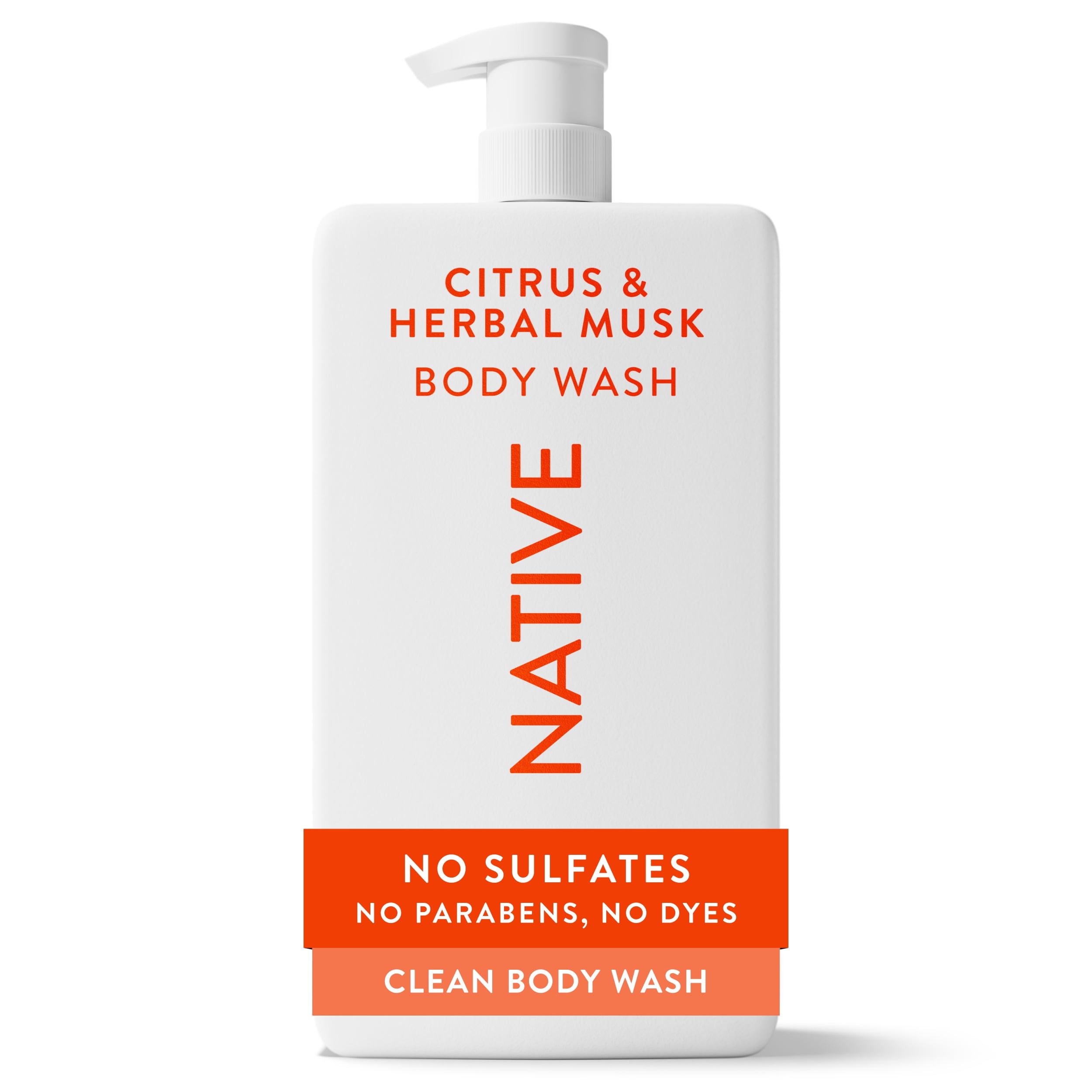 Native Body Wash Citrus & Herbal Musk, 36 oz - Walmart.com