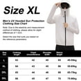 thumbnail image 2 of 1 pieza de adulto blanco con ala extraíble protección UV estilo fino abrigo transpirable ropa de pesca con protección solar, 2 of 5