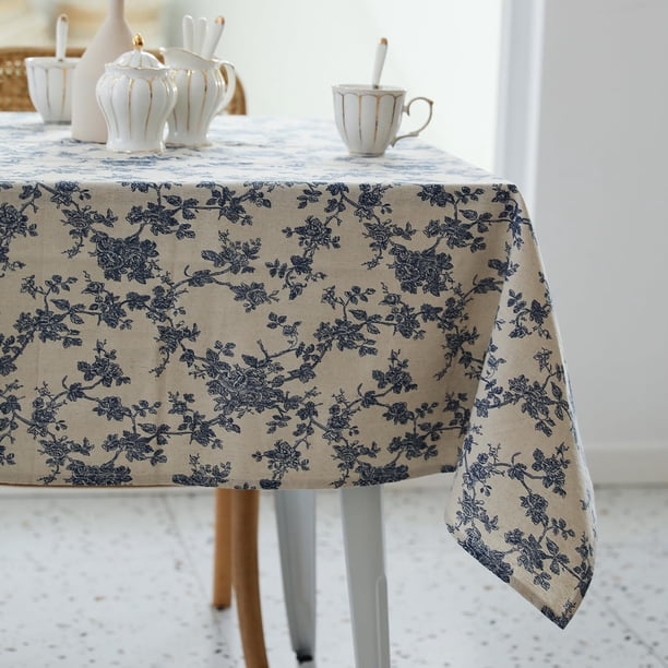 Mantel YiHomer Pastoral rectangular 152 x 305 cm de lino