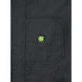 thumbnail image 5 of John Deere Men's Reflective Nylon Canvas Rain Jacket, Sizes S-3XL, 5 of 8