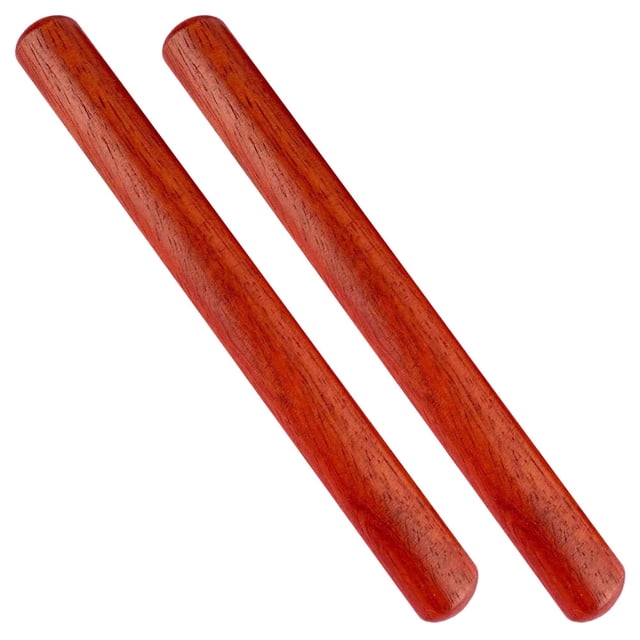 TABLZONE 1 Pair Musical Instruments Stick Traditional Design for Home Music Education 7.86X0.79X0.79in
