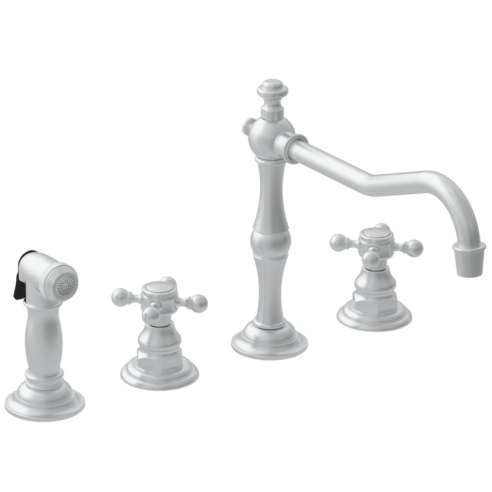 Newport Brass 943 Chesterfield Double Handle Widespread Kitchen Faucet