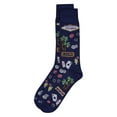 thumbnail image 3 of MeMoi Men's Viva Las Vegas Bamboo Blend Novelty Crew Sock - Mens - Male, 3 of 4