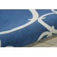 thumbnail image 5 of Waverly Sun N' Shade Indoor/Outdoor Navy 5'3" x 7'5" Area Rug, (5x7), 5 of 6