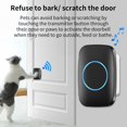 thumbnail image 3 of Fakrich Wireless Pet Doorbell,Wireless Home Doorbell,Pet Wireless Touch Doorbell, Waterproof Induction Smart Pet Doorbell One Drag One Training Dog,60 Melodies，White, 3 of 8