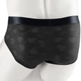 thumbnail image 3 of Hfnxid White Boxer Briefs for Men,Men's Color Block Elastic Waist Casual Underpants, 3 of 3