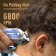 thumbnail image 2 of Cordless Hair Clippers for Men with Dual Function Design, Low Noise Motor, Long Battery Life, Silvery, 2 of 4