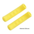 thumbnail image 3 of Toudaret 1 Pair Bicycle Soft Handlebar Grips Cover, Black Bike Brake Grip, Silicone Anti-Slip Bike Bicycles Brake Lever Covers for Mountain Bike Fixed Gear Bicycle Folding Bike, 3 of 6