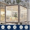 thumbnail image 5 of PE Transparent Outdoor Tarpaulin, Waterproof, Tear-Resistant, Durable Construction, UV Protection, High Transparency, Sunproof, Rainproof Tarp, 5 of 8