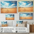 thumbnail image 4 of Designart "Sahara's Arid Horizon" Landscapes Framed Wall Art - Global Brown Desert Living Room Framed Canvas Art, 4 of 6
