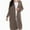 Khaki, variant on Womens Casual Long Cardigan Long Sleeve Open Front Sweater Coat Outerwear