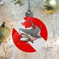 thumbnail image 6 of Angry Shark Scuba Diving Flag Diver  Acrylic Christmas Tree Holiday Ornament, 6 of 7