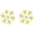 thumbnail image 2 of Xihbxyly Pendientes Navideños, Deslumbrantes Pendientes de Copo de Nieve Rojo, Largos con Diseño de Árbol Festivo, Accesorios Navideños de Aleación Ligera, Perfectos para Fiestas, Regalos para Mujere, 2 of 2