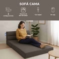 thumbnail image 2 of Sofá Cama Matrimonial Plegable SKY CARE Color Gris Versátil, Cómodo y Funcional, 2 of 8